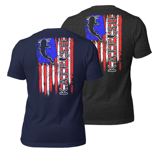 RWB Thrashed Flag Tee-Shirts