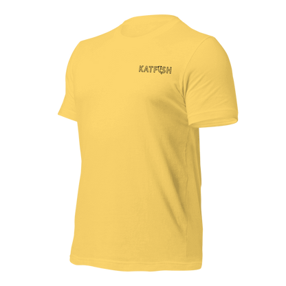 "WISHIN' I WAS CATFISHIN" Tee-Shirts (Black Logo)