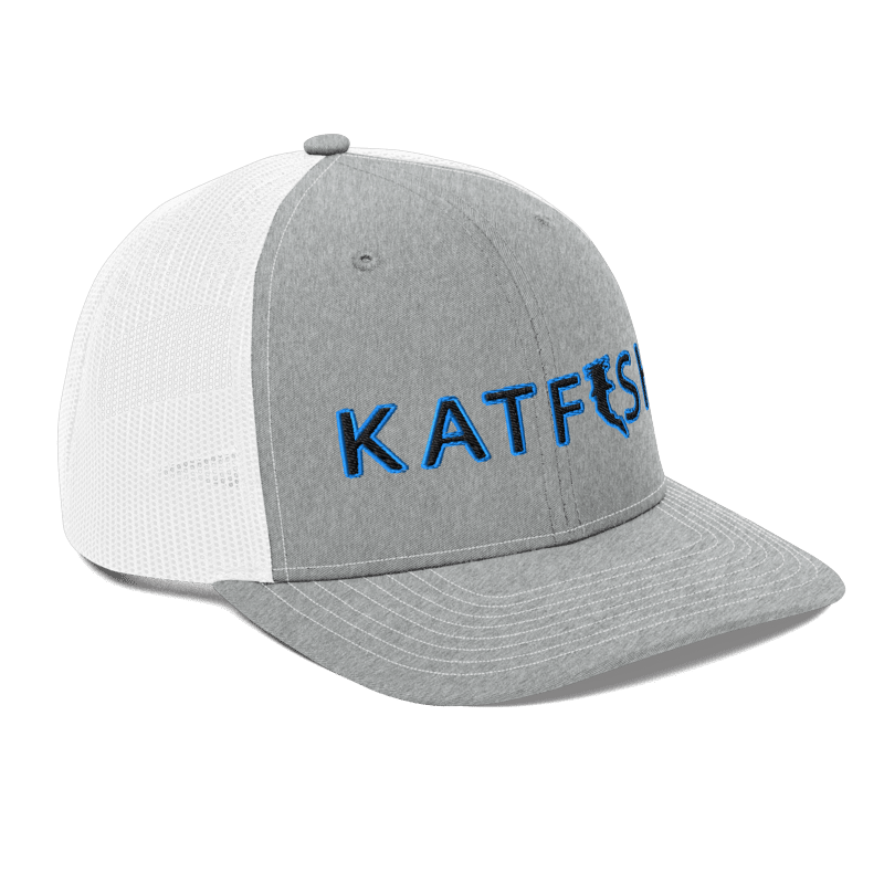 Classic KATFISH Car. Blue Border (Snapback)