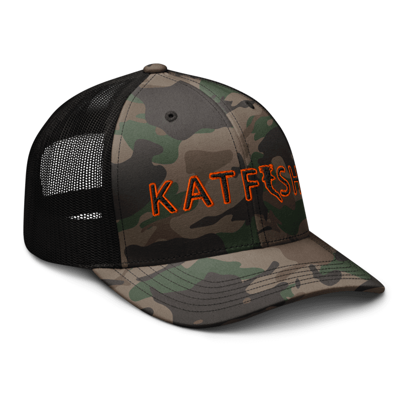 Classic KATFISH Neon Orange Border (Snapback)