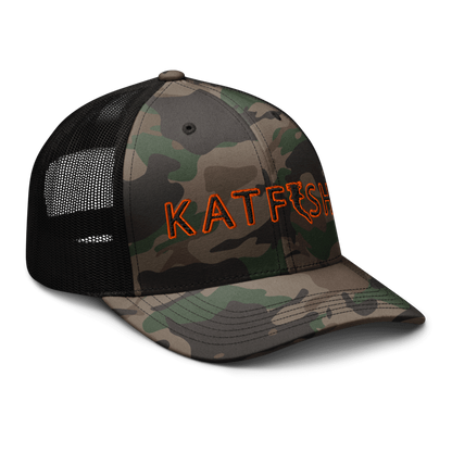 Classic KATFISH Neon Orange Border (Snapback)