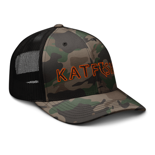 Classic KATFISH Neon Orange Border (Snapback)