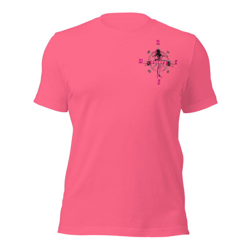 "Skeleton Compass" Tee-Shirts (Neon Pink)