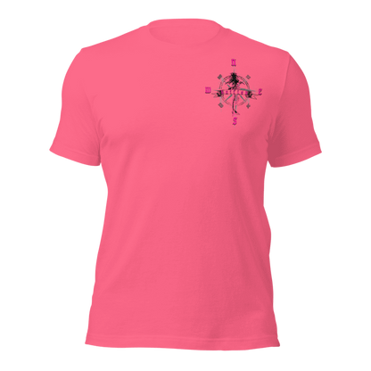 "Skeleton Compass" Tee-Shirts (Neon Pink)
