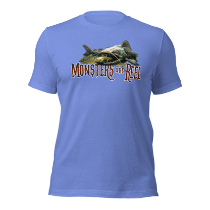 "Monsters are REEL" Tee-Shirts (White Logo)