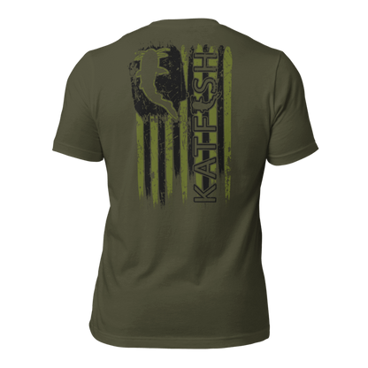 Thrashed FLAG Tee-Shirts (Army)