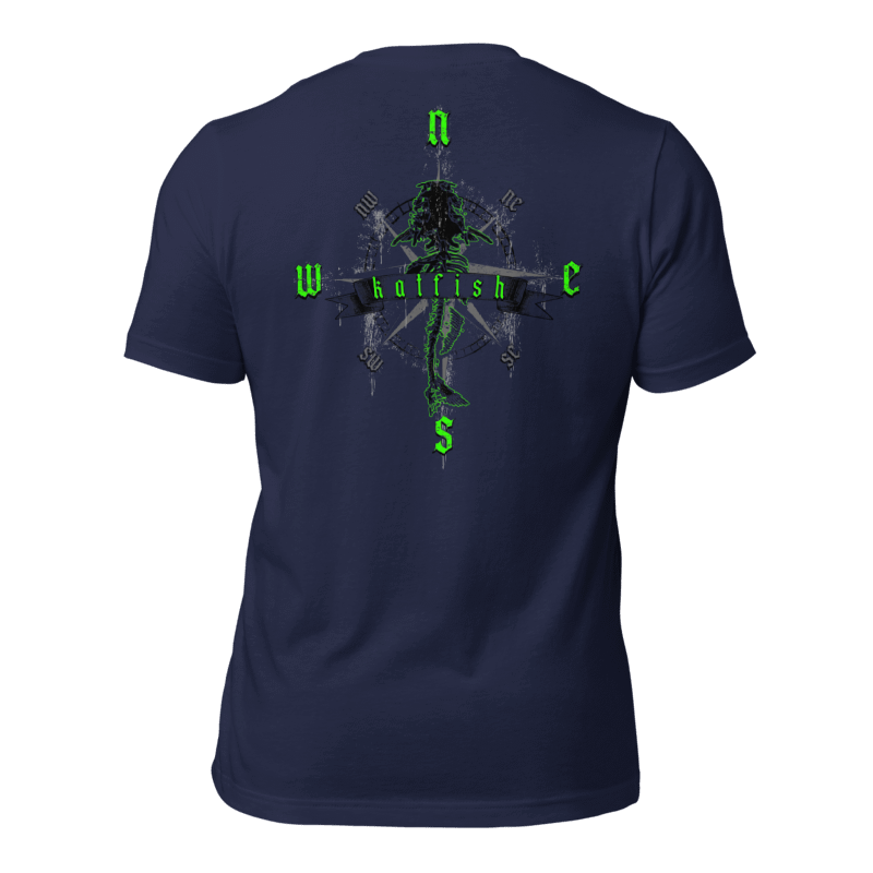 "Skeleton Compass" Tee-Shirts (Neon Green)