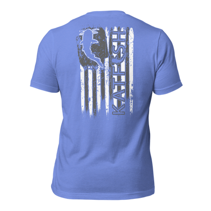 Thrashed Flag Tee-Shirt (White Logo)