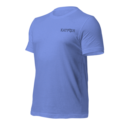 "WISHIN' I WAS CATFISHIN" Tee-Shirts (Black Logo)