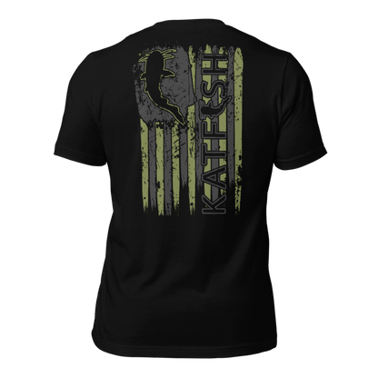 Thrashed FLAG Tee-Shirts (Army)