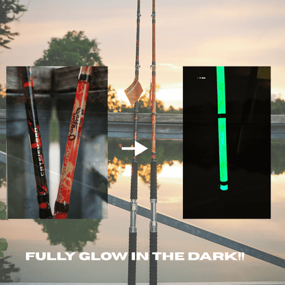 Orange Dragon Fire 2.0 Casting Glow Rod