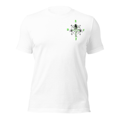 "Skeleton Compass" Tee-Shirts (Neon Green)