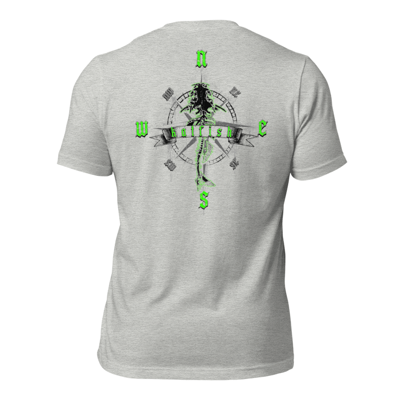 "Skeleton Compass" Tee-Shirts (Neon Green)