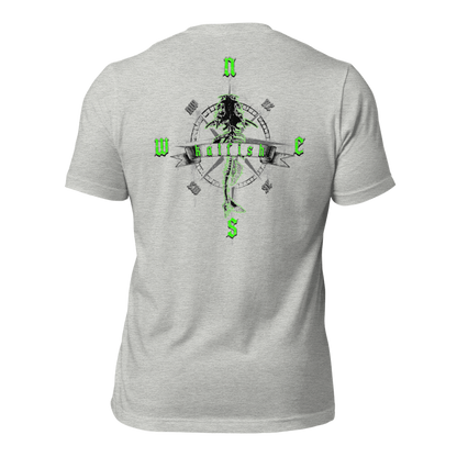 "Skeleton Compass" Tee-Shirts (Neon Green)