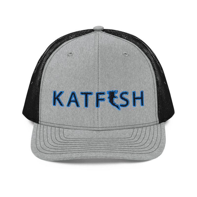 Classic KATFISH Car. Blue Border (Snapback)