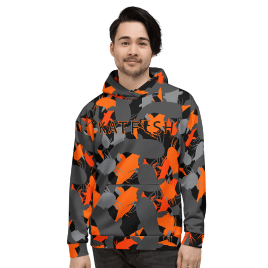 Pre-ORDER NEON ORANGE ALL-OVER KAMO Hoodie