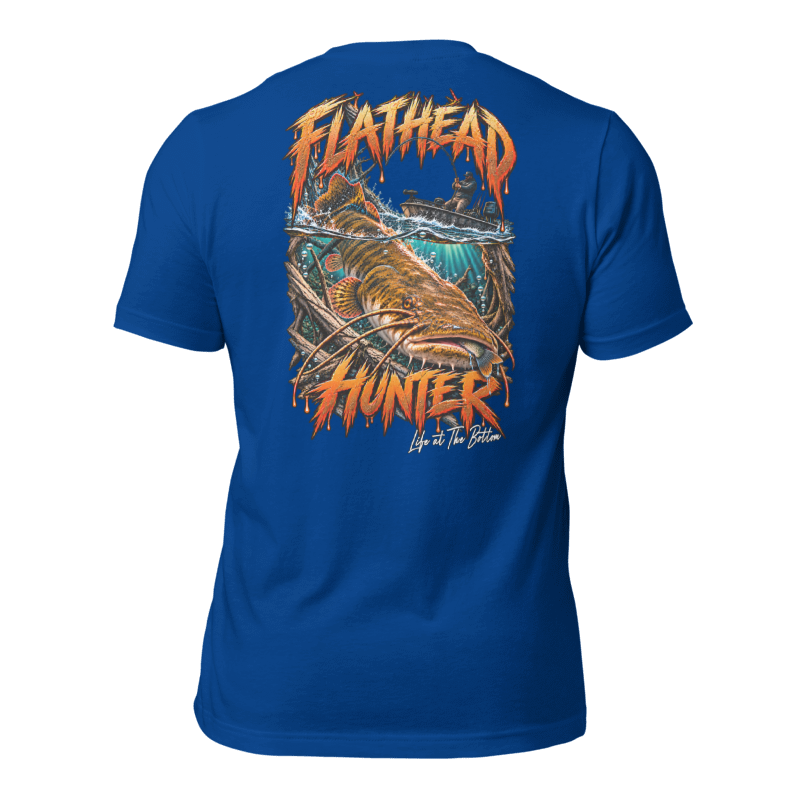 "FLATHEAD Hunter" Catfishing Tee-Shirts