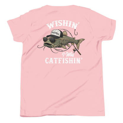 "Wishin I Was Fishin" Youth Tee