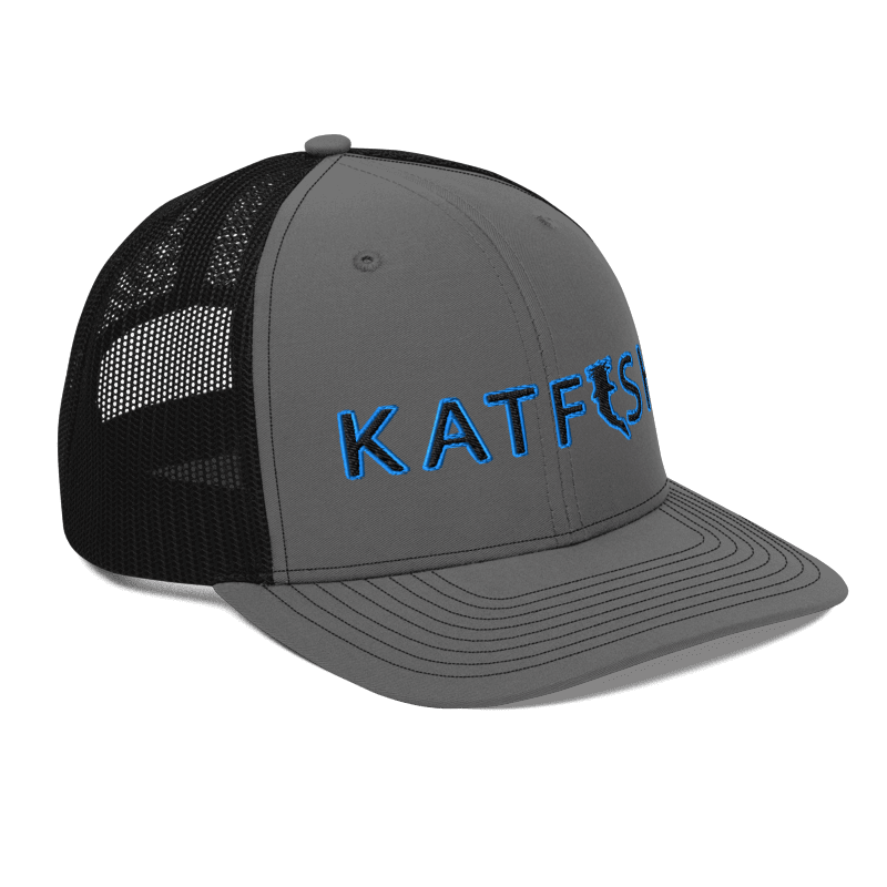 Classic KATFISH Car. Blue Border (Snapback)