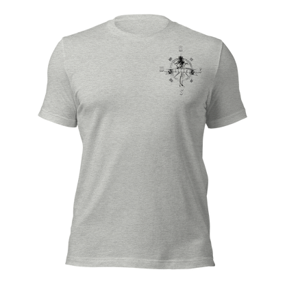 "Skeleton Compass" Tee-Shirts (BnW)