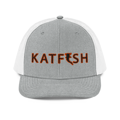 Classic KATFISH Neon Orange Border (Snapback)