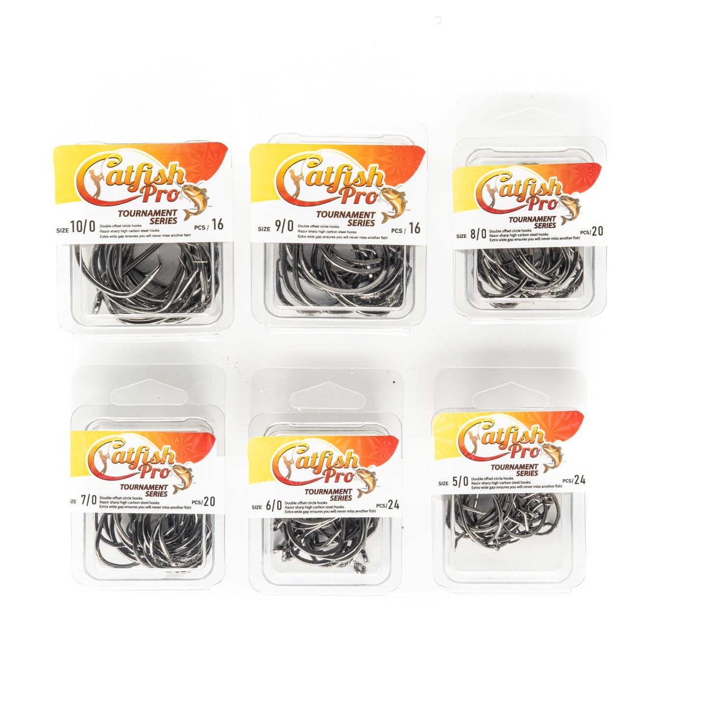 Double Offset Circle Hooks 9/0 - Value Pack