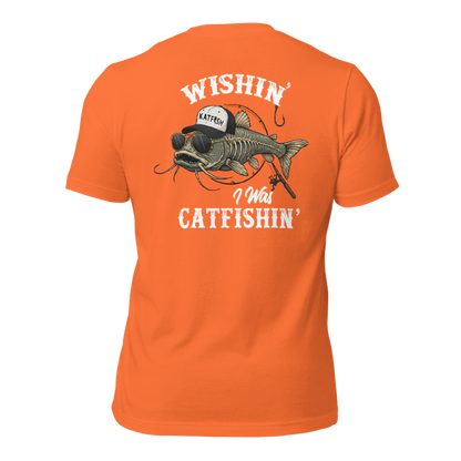 "WISHIN' I WAS CATFISHIN" Tee-Shirts