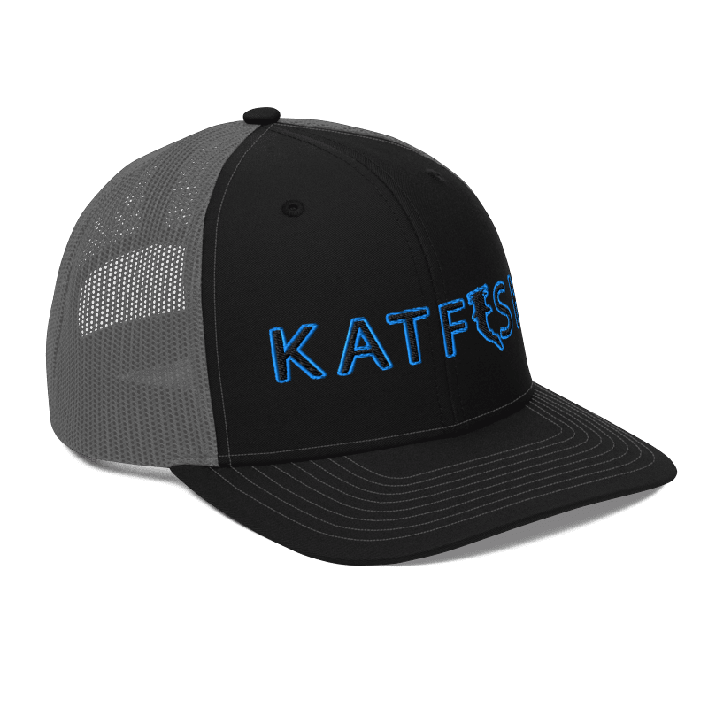 Classic KATFISH Car. Blue Border (Snapback)