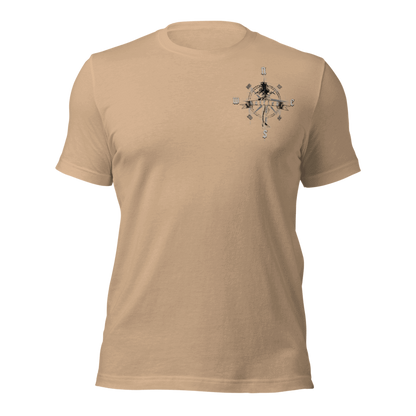"Skeleton Compass" Tee-Shirts (BnW)