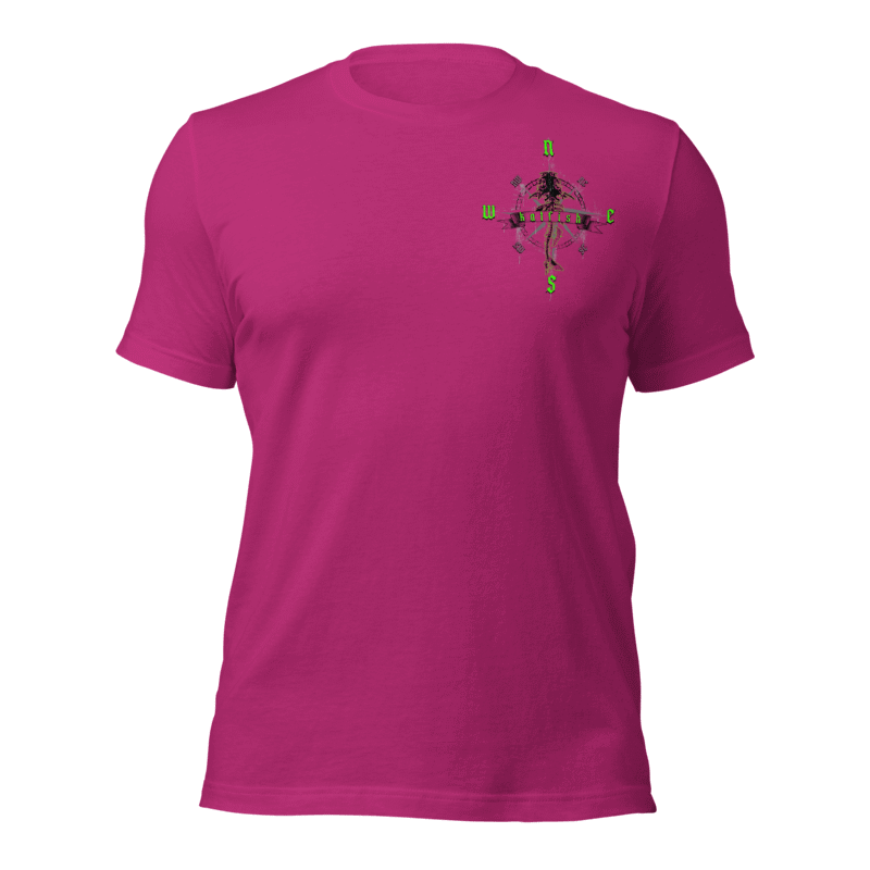 "Skeleton Compass" Tee-Shirts (Neon Green)