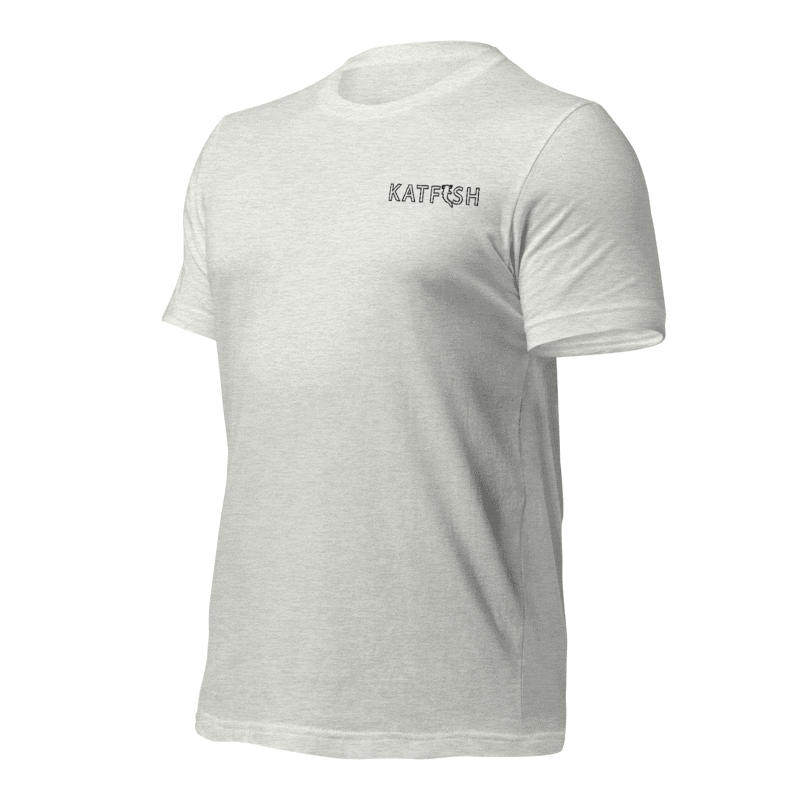 "WISHIN' I WAS CATFISHIN" Tee-Shirts (Black Logo)