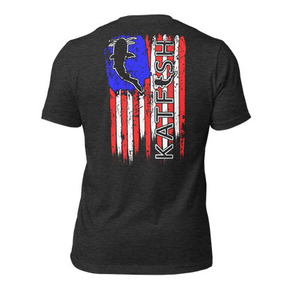 RWB Flag Dark H. Grey Tee-Shirt COMBO