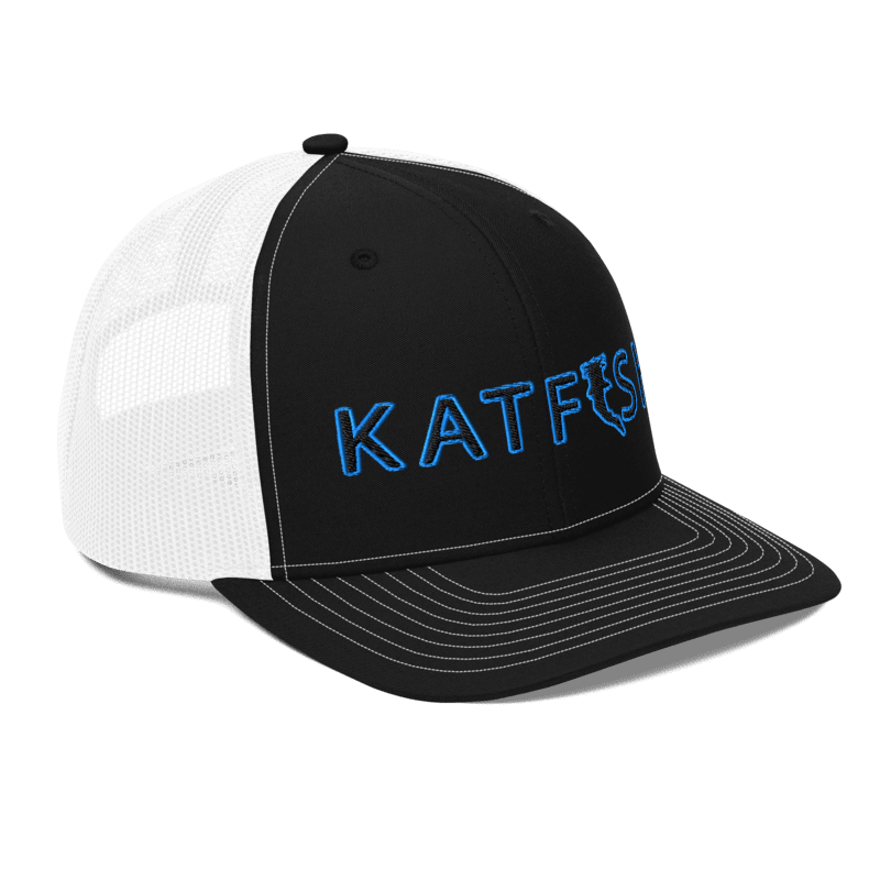 Classic KATFISH Car. Blue Border (Snapback)