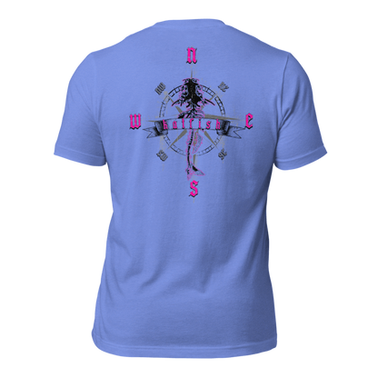 "Skeleton Compass" Tee-Shirts (Neon Pink)
