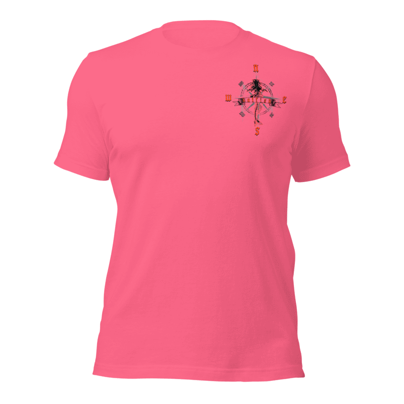 "Skeleton Compass" Tee-Shirts (Neon Orange)