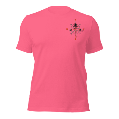 "Skeleton Compass" Tee-Shirts (Neon Orange)