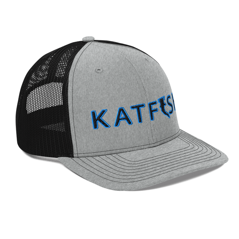 Classic KATFISH Car. Blue Border (Snapback)