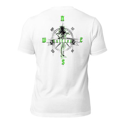 "Skeleton Compass" Tee-Shirts (Neon Green)
