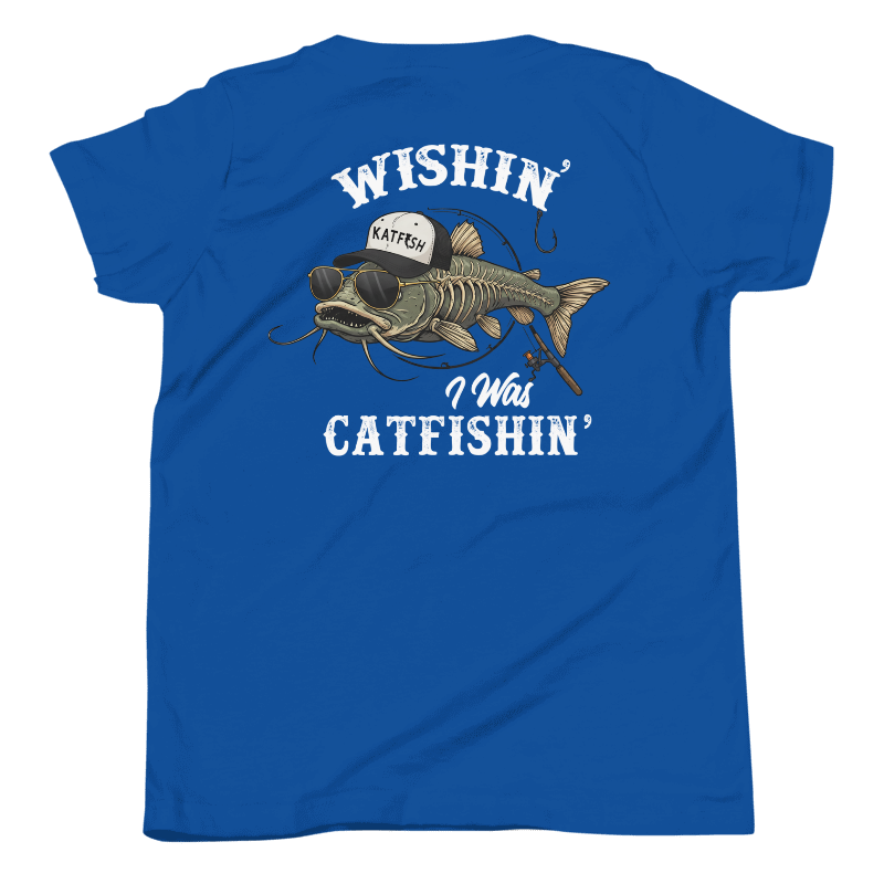 "Wishin I Was Fishin" Youth Tee