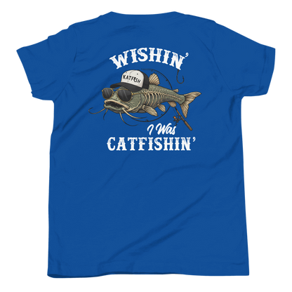 "Wishin I Was Fishin" Youth Tee