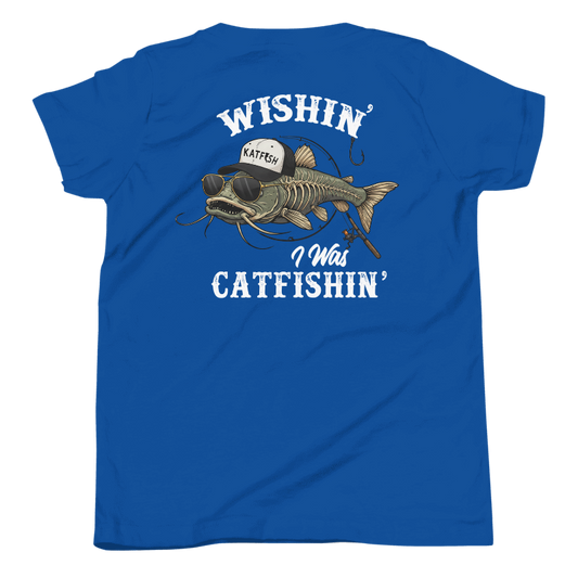 "Wishin I Was Fishin" Youth Tee