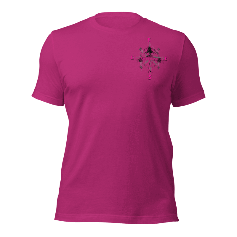 "Skeleton Compass" Tee-Shirts (Neon Pink)