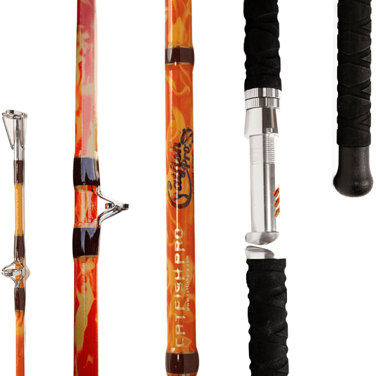 Orange Dragon Fire 2.0 Casting Glow Rod