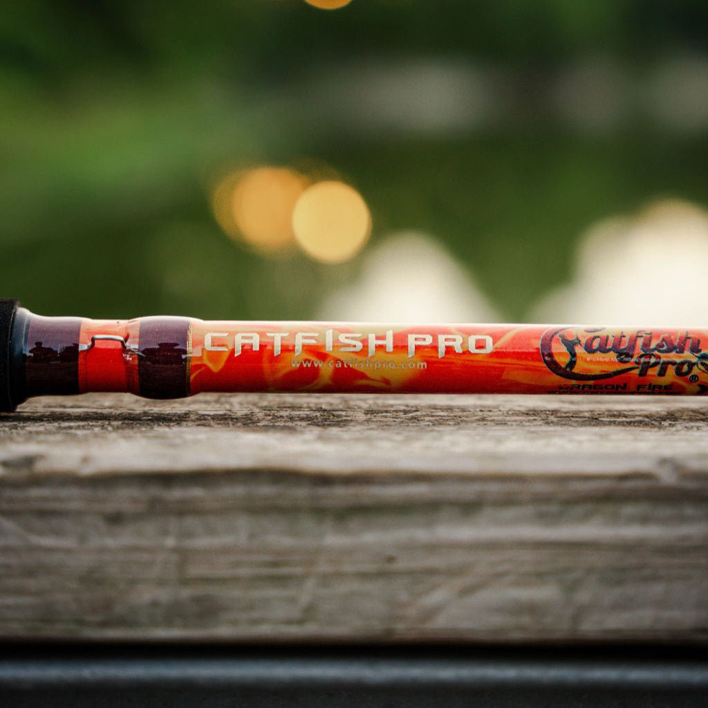 Orange Dragon Fire 2.0 Casting Glow Rod