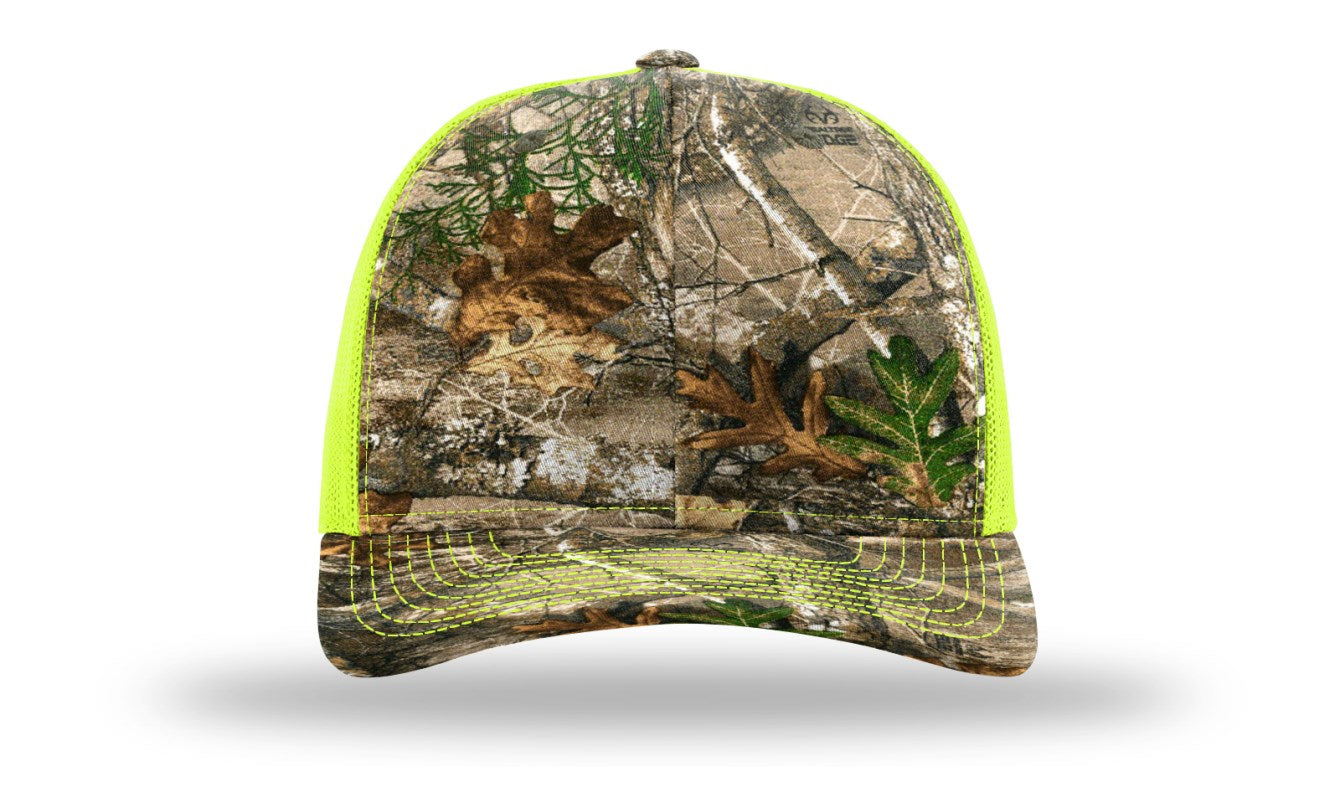 Trucker R112- Realtree Edge / Neon Yellow – Katfish Clothing