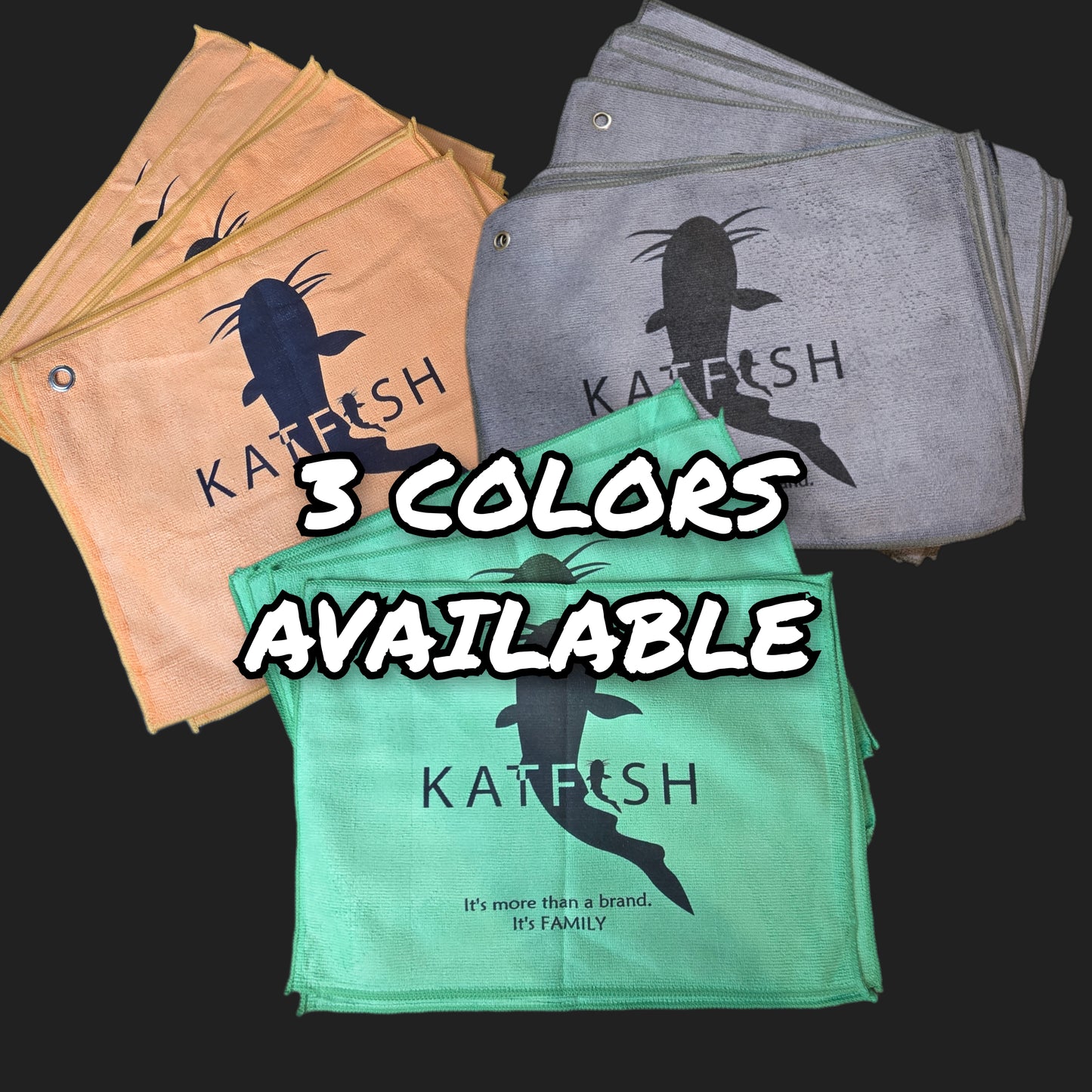 Microfiber Bait Towels (with Grommets)